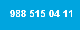 988 515 04 11 988 515 04 11